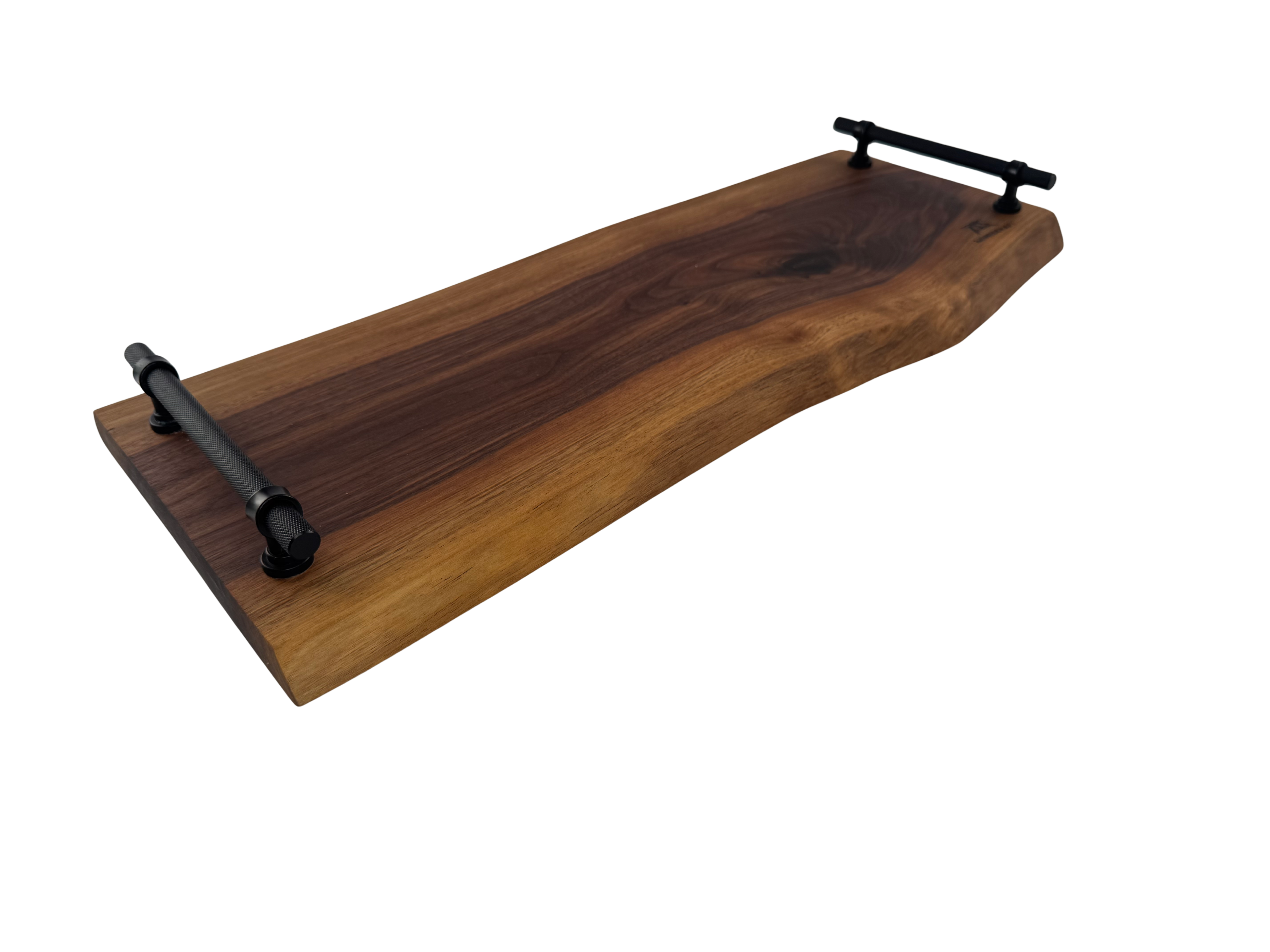 live edge walnut charcuterie board - 0001