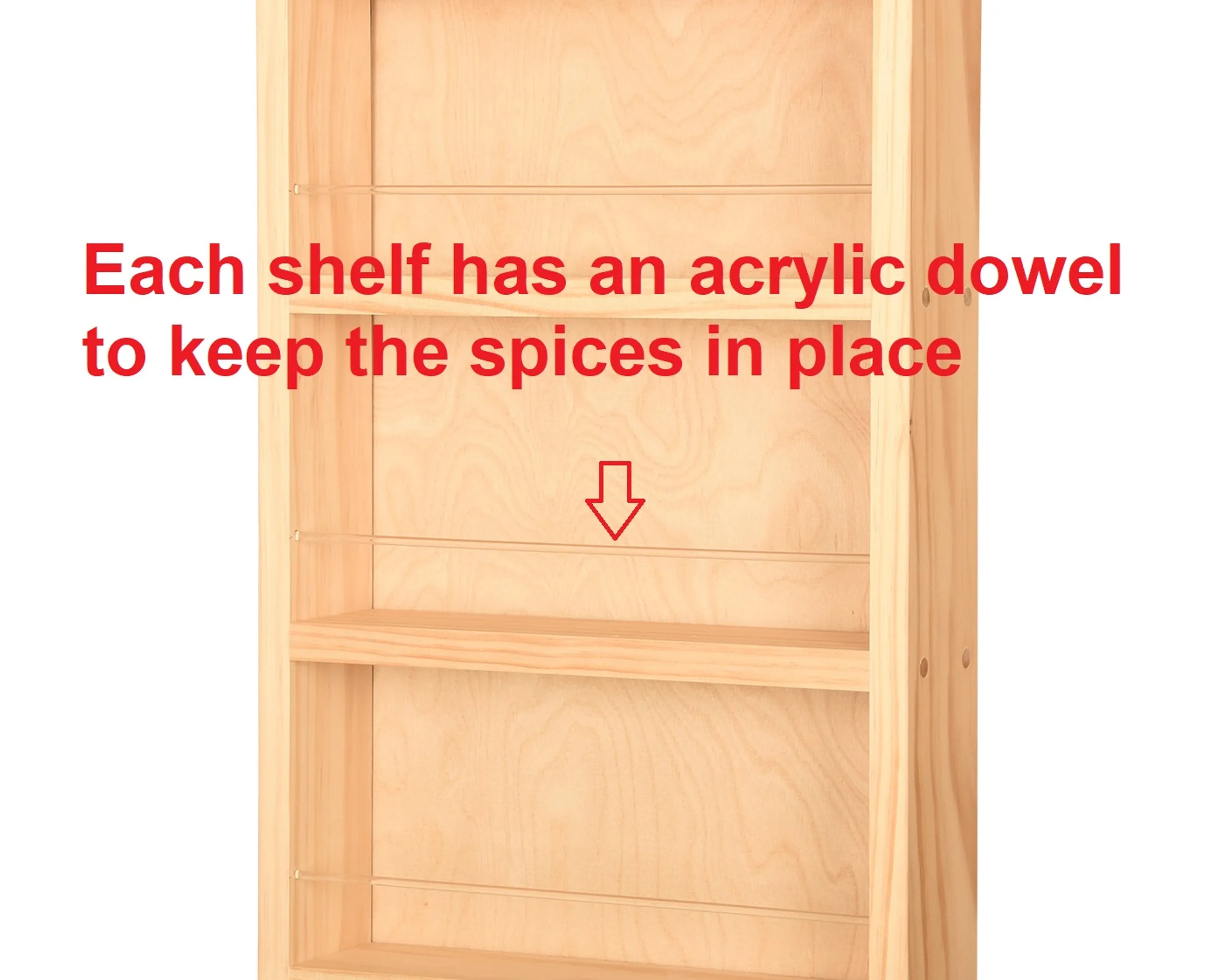 Miami On the Wall Spice Rack - Pack Of: 1