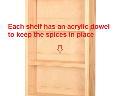 Miami On the Wall Spice Rack - Pack Of: 1