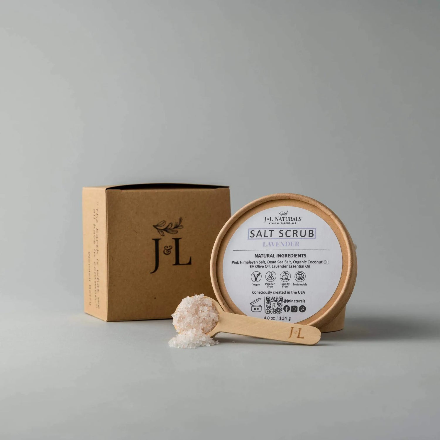 J&amp;L Naturals Salt Scrub (Multiple Sizes)