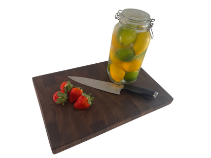 Walnut Canvas End Grain Cutting Board