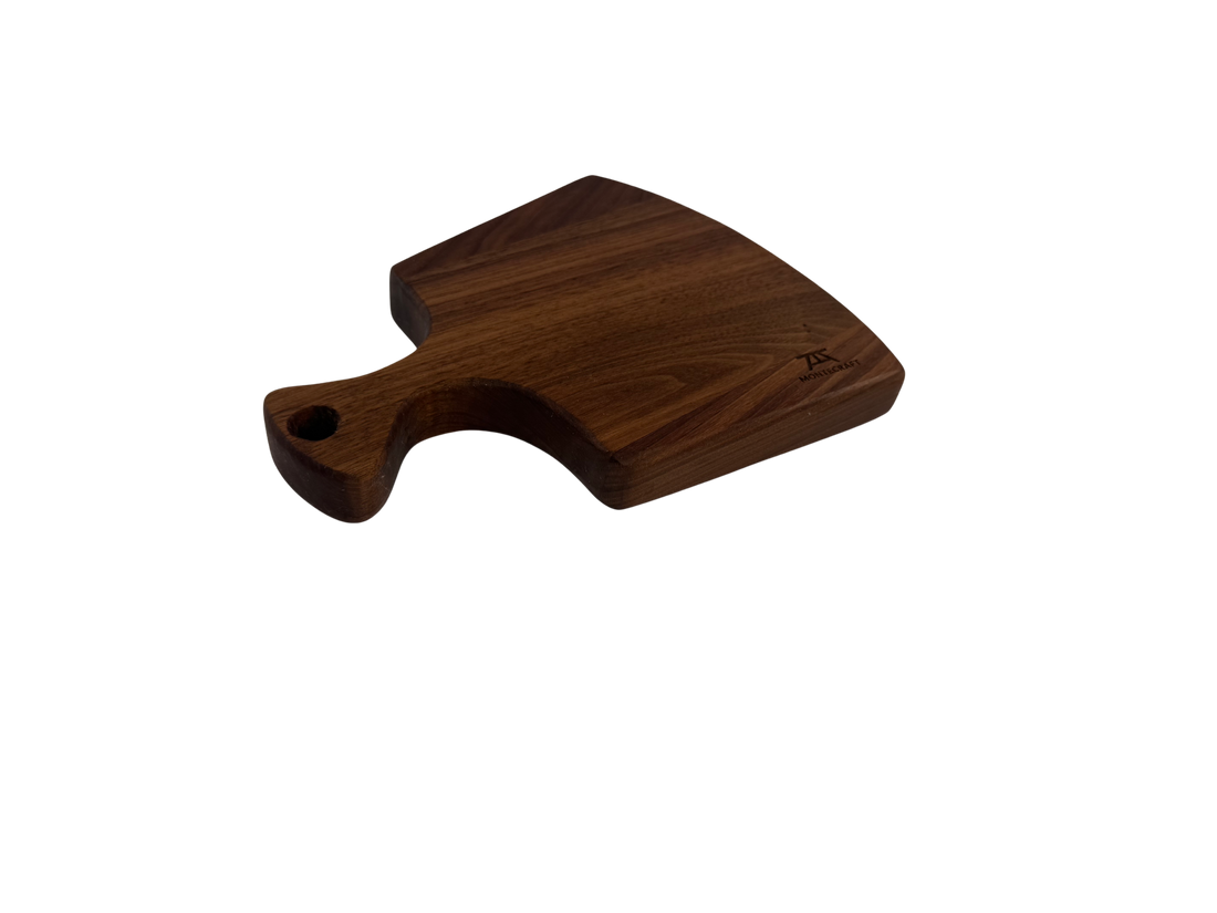 Walnut Crescent Paddle Charcuterie Board