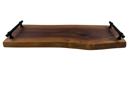 live edge walnut charcuterie board - 0001