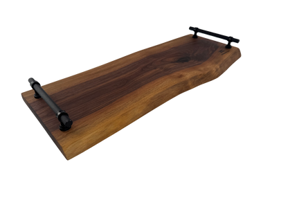 live edge walnut charcuterie board - 0001